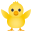 front-facing baby chick