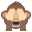 see-no-evil monkey