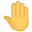 raised back of hand