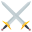 crossed swords