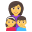 family: woman, girl, boy