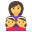 family: woman, girl, girl