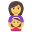 family: woman, girl