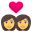 couple with heart: woman, woman