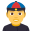man with Chinese cap
