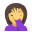 woman facepalming