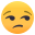 unamused face
