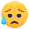 sad but relieved face