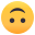 upside-down face