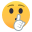 shushing face